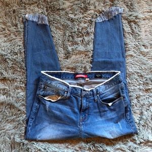 Unionbay crop destructed Jean